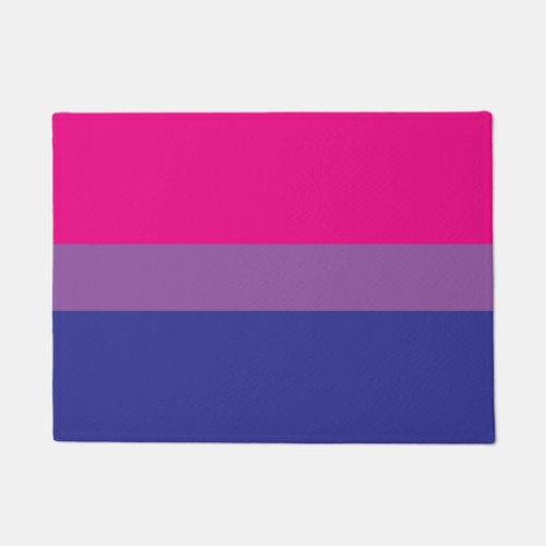 Bisexual Pride Flag Doormat