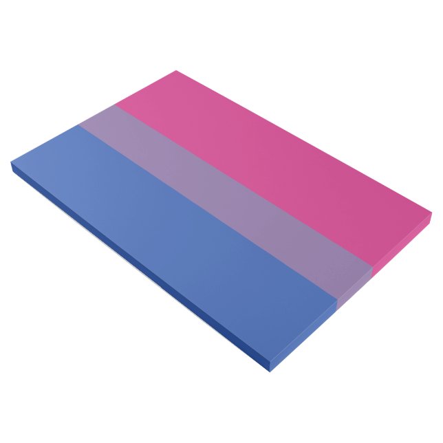 Bisexual Pride Flag Gallery Wrap (3/4)