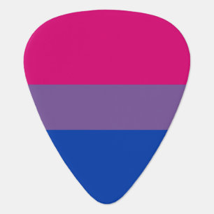 Bisexual Pride Flag Guitar Pick