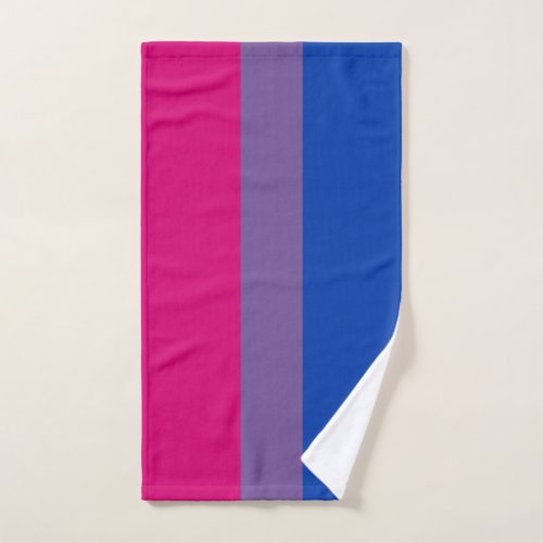 Bisexual Pride Flag Hand Towel