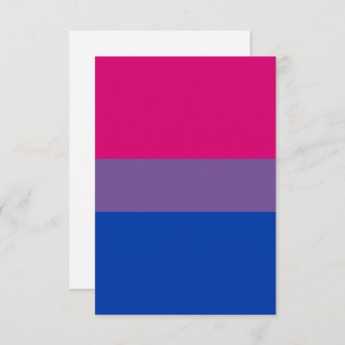 Bisexual Pride Flag Invitation