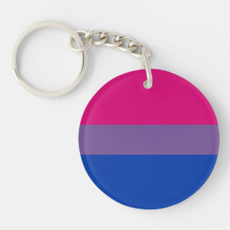 Bisexual Pride Flag Keychain