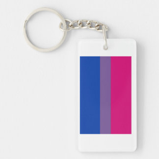 Bisexual Pride Flag Keychain