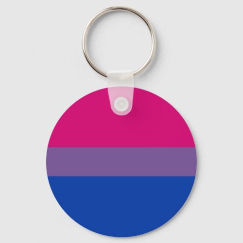 Bisexual Pride Flag Keychain