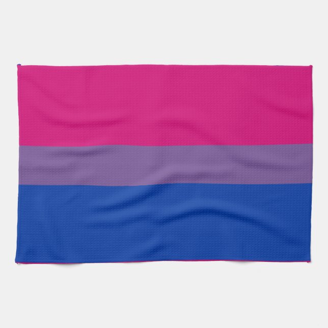 Bisexual Pride Flag Kitchen Towel (Horizontal)