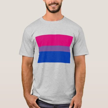 Bisexual Pride Flag Lgbt T-shirt by Angharad13 at Zazzle
