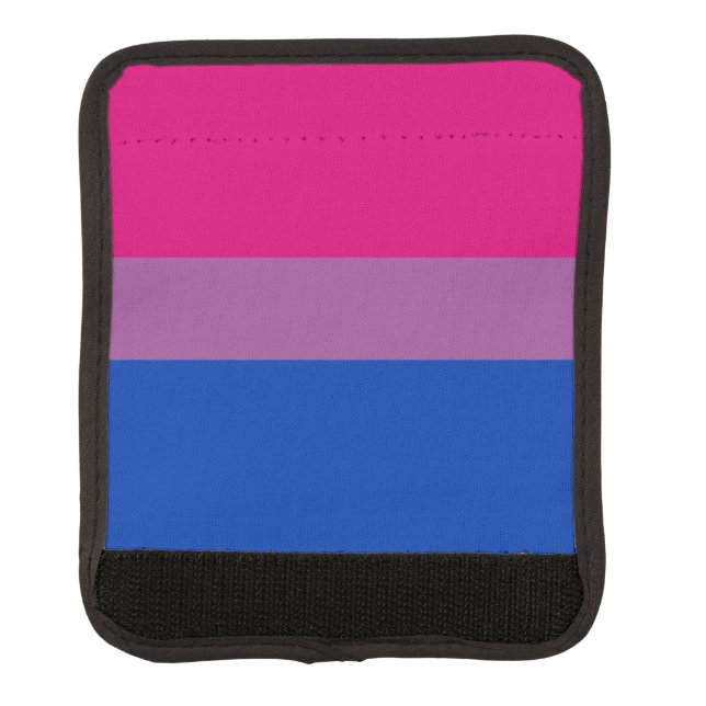 Bisexual Pride Flag Luggage Handle Wrap (Front)