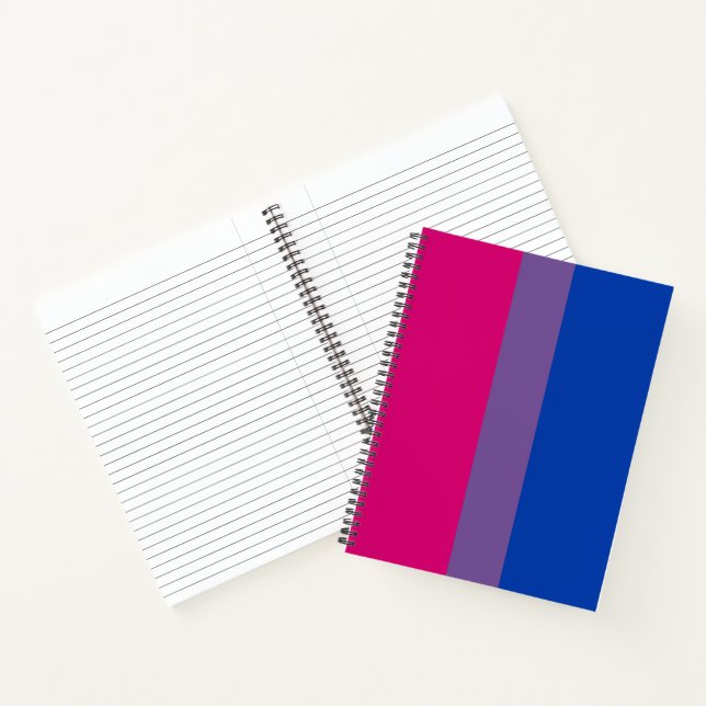 Bisexual Pride Flag Notebook (Inside)