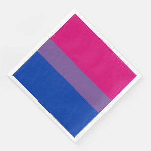 Bisexual Pride Flag Paper Dinner Napkins