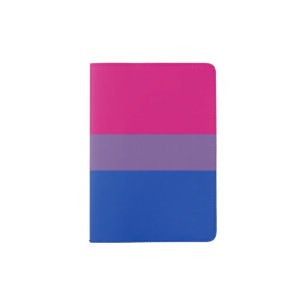Bisexual Pride Flag Passport Holder