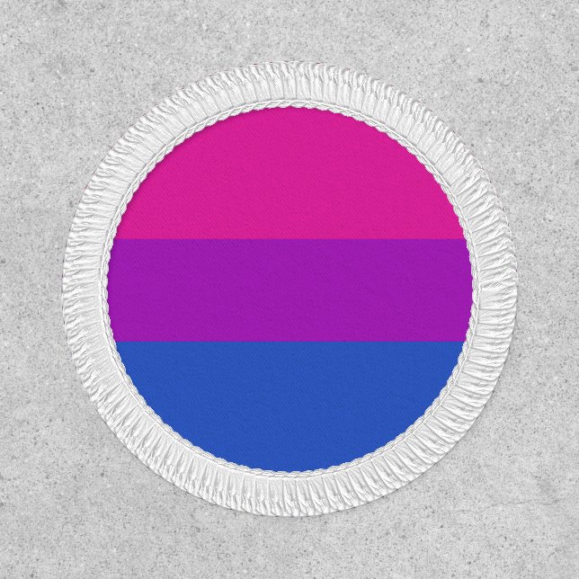 Bisexual Pride Flag Patch (Front)