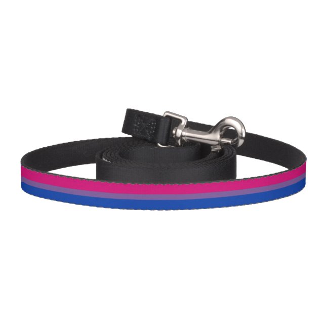 Bisexual Pride Flag Pet Leash (Hook)