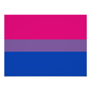 Bisexual Pride Flag Photo Print