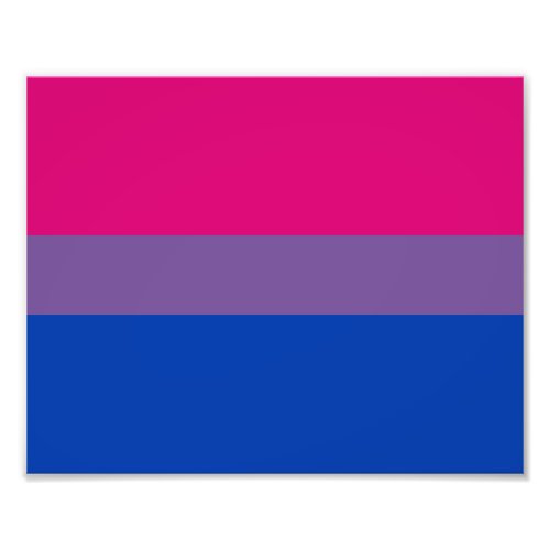 Bisexual Pride Flag Photo Print
