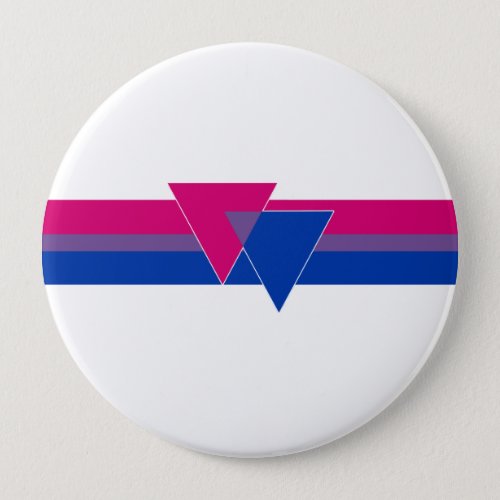 Bisexual Pride Flag Pinback Button