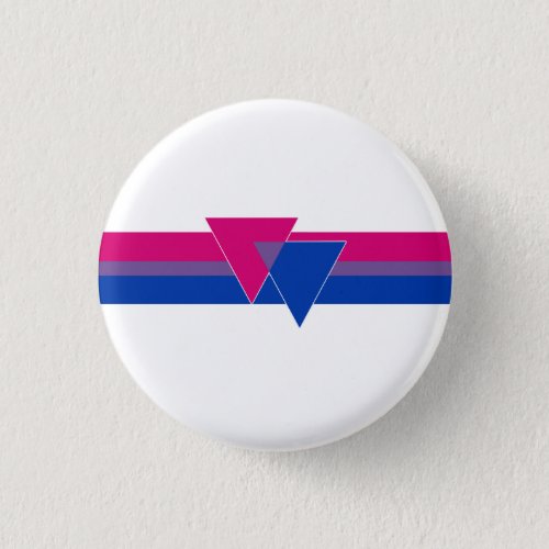 Bisexual Pride Flag Pinback Button
