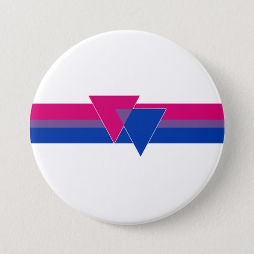 Bisexual Pride Flag Pinback Button