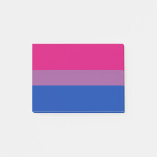 Bisexual Pride Flag Post-it Notes