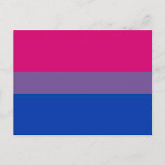 Bisexual Pride Flag Postcard