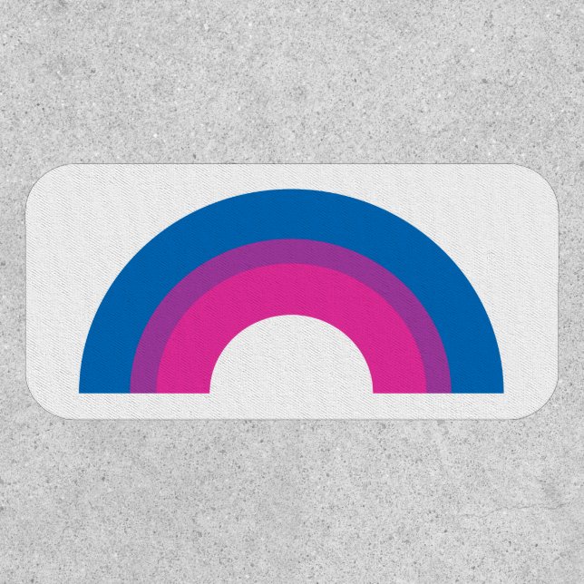 Bisexual Pride Flag Rainbow Patch (Front)