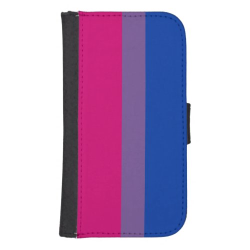 Bisexual Pride Flag Galaxy S4 Wallet Case