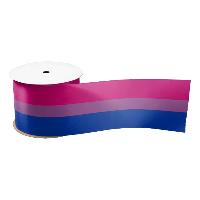 Bisexual Pride Flag Satin Ribbon (Spool)