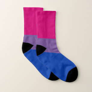 Bisexual Pride Flag Socks