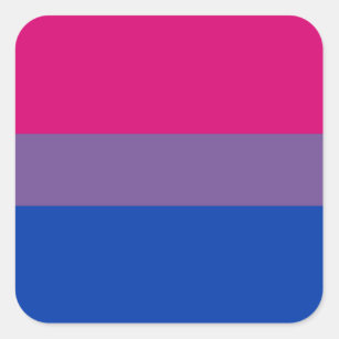 Tiger LGBTQ Pride Flag - Bisexual Sticker by Craftmancy