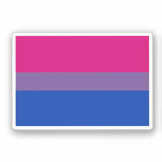 Bisexual Pride Flag Sticker
