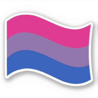 Bisexual Pride Flag Sticker