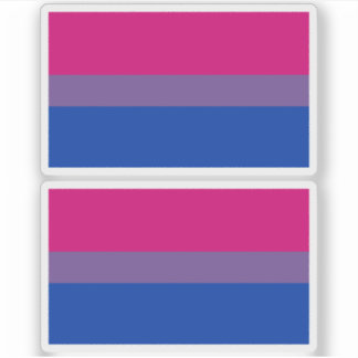 Bisexual Pride Flag Sticker