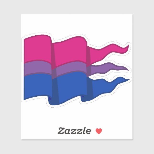 Bisexual Pride Flag Sticker (Sheet)