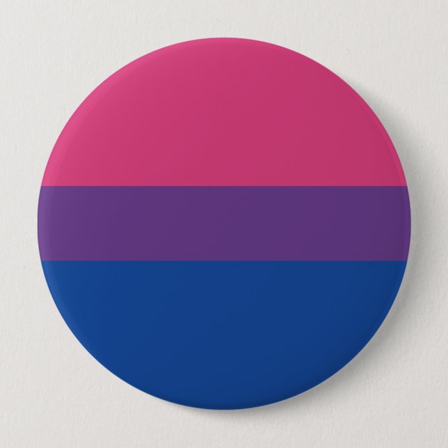 Bisexual Pride  Flag Stripe Button (Front)