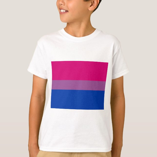 Bisexual Pride Flag T-Shirt (Front)