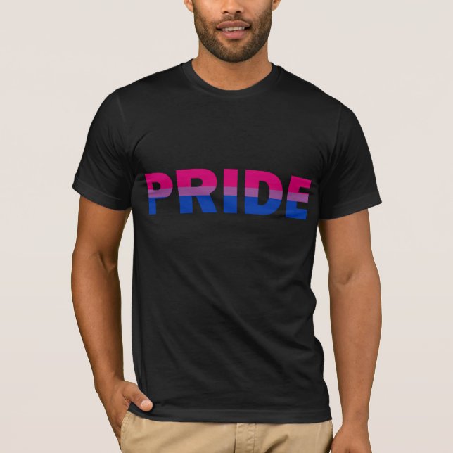 Bisexual Pride Flag T-Shirt (Front)