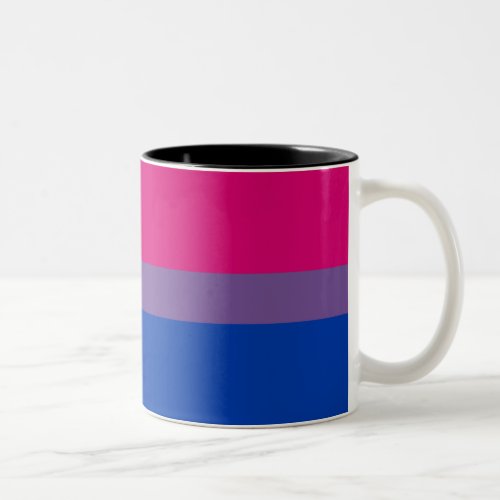 Bisexual Pride Flag Two_Tone Coffee Mug