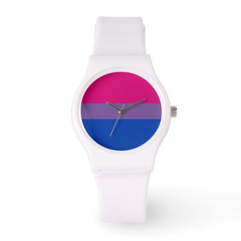Bisexual Pride Flag Watch by PrideFlags at Zazzle
