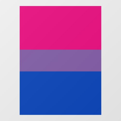Bisexual Pride Flag  Window Cling