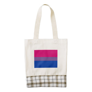 Bisexual Pride Flag Zazzle HEART Tote Bag