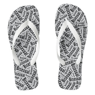 Bisexual Pride Flip Flops