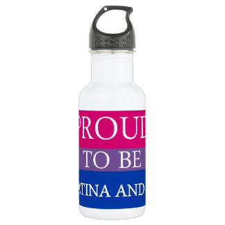 Bisexual Pride Gear Stainless Steel Water Bottle