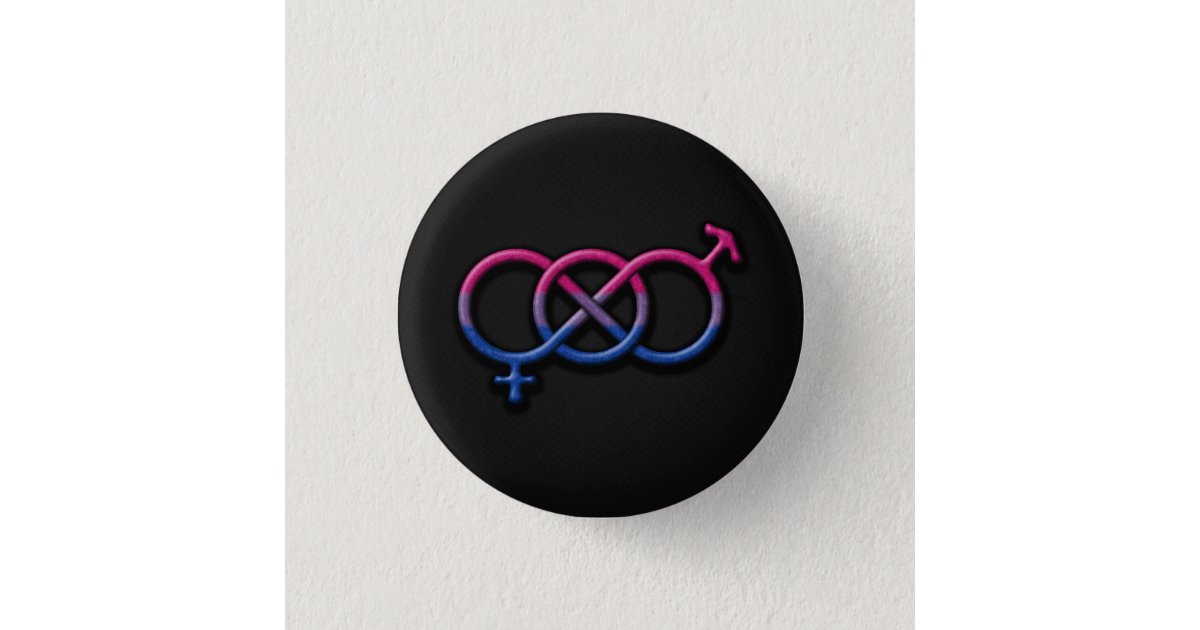 Bisexual Pride Gender Knot Button