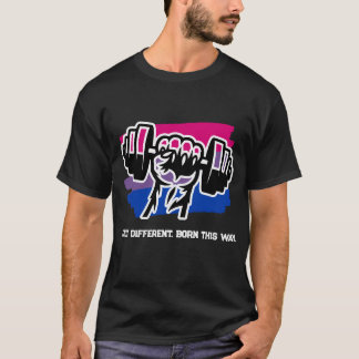 Bisexual Pride Gym Shirt — Fist Dumbbell 2026 Tee
