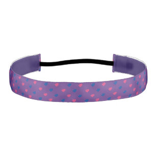 Bisexual Pride Hearts Headband