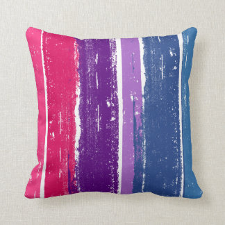 BISEXUAL PRIDE INK BAR THROW PILLOW