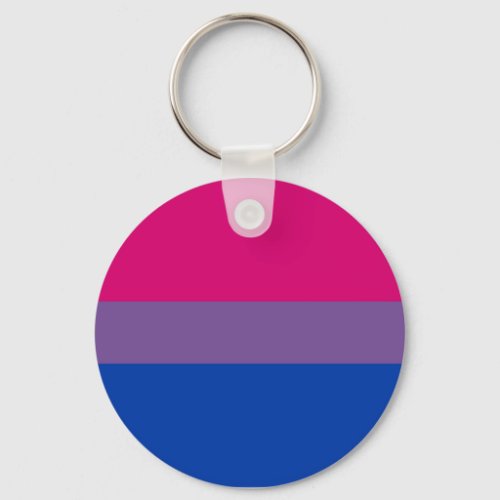 Bisexual Pride keychain