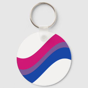 Bisexual Pride Keychain
