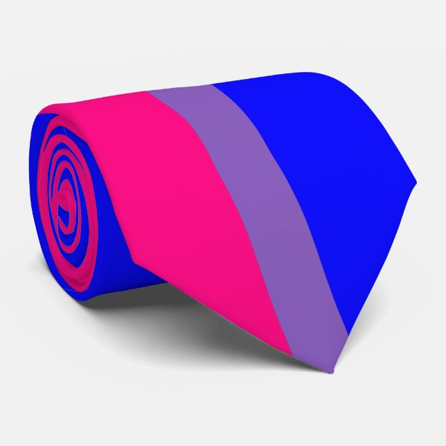 Bisexual Pride Necktie (Rolled)