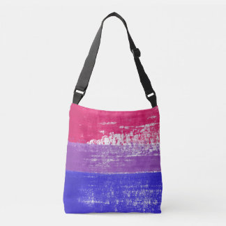 Bisexual Pride Paint Crossbody Bag