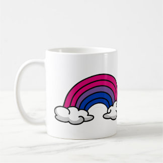 Bisexual Pride Rainbow Coffee Mug